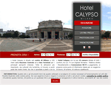 Tablet Screenshot of hotelcalypsomilan.com